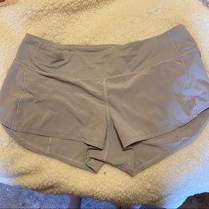 lulu lemon Speed Up Short 2.5” in lavender/silver